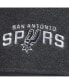ფოტო #5 პროდუქტის Men's San Antonio Spurs Heathered Charcoal Flanker Full-Zip Jacket