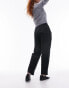 Topshop high waist peg trouser in black Черный, 32 - фото #4