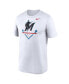 Men's White Miami Marlins Big and Tall Icon Legend Performance T-shirt
