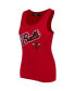 Women's Red Chicago Bulls Script Tank Top