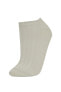 Kadın 5'li Pamuklu Patik Çorap B6047axns