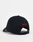 Polo Ralph Lauren baseball cap with red player logo in black