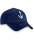 Фото #4 товара Men's Deep Sea Navy Blue Seattle Kraken Core Secondary Logo Adjustable Hat