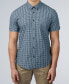 ფოტო #2 პროდუქტის Men's Signature Gingham Short Sleeve Shirt