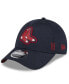 Фото #1 товара Men's Navy Boston Red Sox 2024 Clubhouse 9FORTY Adjustable Hat