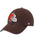 ფოტო #2 პროდუქტის Men's Brown Cleveland Browns Franchise Team Fitted Hat