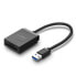 Фото #1 товара Czytnik kart pamięci SD / micro SD wtyczka USB 3.0 15cm - czarny