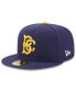 Фото #1 товара Men's Navy Brooklyn Cyclones Authentic Collection Alternate Logo 59FIFTY Fitted Hat