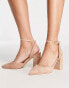 Фото #1 товара RAID Neima block heeled shoes in beige micro