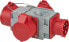 Brennenstuhl 1081640 - 400 V - 16 A - Grey - Red - IP44 - 185 mm - 230 mm