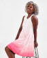 Фото #3 товара Petite Printed Flip Flop Dress, Created for Macy's