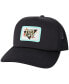 Фото #1 товара Men's Black Florida State Seminoles Beach Club Laguna Trucker Snapback Adjustable Hat
