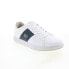 Фото #2 товара Lacoste Carnaby EVO CGR 2225 Mens White Leather Lifestyle Sneakers Shoes