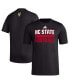 Фото #1 товара Men's Black NC State Wolfpack Sideline Strategy Glow Pregame T-shirt