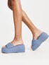 Фото #4 товара Daisy Street chunky sole sandals in denim