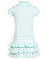 ფოტო #2 პროდუქტის Little & Toddler Girls Short Sleeve Ruffle Polo Dress