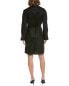 Vince Tie-Back Linen-Blend Shirtdress Women's Black L