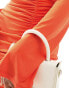 Daska ruched detail maxi dress in satsuma