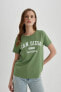 Kadın T-shirt C2619ax/gn425 Lt.green