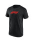 Men's Black Formula 1 Primary Logo T-shirt