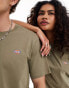 Dickies short sleeved mapleton t-shirt in khaki green