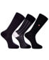 Men's Vegas Bundle Luxury Mid-Calf Dress Socks with Seamless Toe Design, Pack of 3