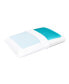 Фото #3 товара Cool Comfort Hydraluxe Standard Pillow, Gel & Custom Contour Open Cell Memory Foam