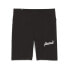 Фото #1 товара Puma Essential 7 Inch Script Short Leggings Womens Black Casual Athletic Bottoms