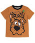 Фото #4 товара Boys Scooby Doo Daphne Fred Velma Pajama Shirt and Shorts Sleep Set to