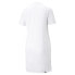 Puma Her Short Sleeve Polo Dress Womens White Casual 67311602