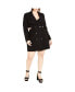 ფოტო #1 პროდუქტის Plus Size Tuxedo Twyla Dress