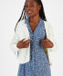 Women's Cable-Stitch Long-Sleeve Cardigan