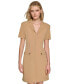 Women's Zip-Front Crepe Sheath Dress