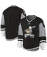 Фото #2 товара Big Boys Black, Gray Calgary Roughnecks Sublimated Replica Jersey