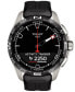 ფოტო #10 პროდუქტის Men's Swiss T-Touch Connect Solar Black Rubber Strap Smart Watch 48mm