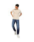 Фото #2 товара Men's Beige Basic Regular Fit T-Shirt