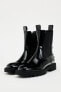 Leather chelsea boots