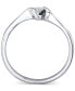 ფოტო #5 პროდუქტის Diamond Ring (1/10 ct. t.w.) in 14k White Gold