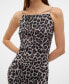 Women's Lipa Sleeveless Maxi Dress Black Aop Leopard, XS - фото #5