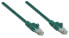 Фото #4 товара Intellinet Network Patch Cable - Cat6A - 0.25m - Green - Copper - S/FTP - LSOH / LSZH - PVC - RJ45 - Gold Plated Contacts - Snagless - Booted - Lifetime Warranty - Polybag - 0.25 m - Cat6a - S/FTP (S-STP) - RJ-45 - RJ-45