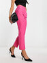 ASOS DESIGN Hourglass slim skim cigarette trouser in cerise pink