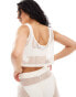 Фото #4 товара Vila open knit beach tank top co-ord in cream