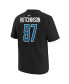 ფოტო #2 პროდუქტის Big Boys Aidan Hutchinson Black Detroit Lions Player Name and Number T-shirt