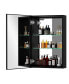 Фото #9 товара Зеркало с подсветкой Simplie Fun 30x30 дюймовая кабинетка для медицинских препаратов с двойными дверцами для установки на поверхность