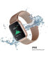 ფოტო #3 პროდუქტის Air 3 Unisex Heart Rate Rose Gold Mesh Strap Smart Watch 40mm