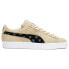 Puma Suede Classic T7 Lace Up Womens Beige Sneakers Casual Shoes 39006701