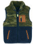 Toddler Camo Zip-Up Sherpa Vest 5T