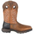 Фото #1 товара Мужские рабочие ботинки Durango Maverick Xp Steel Toe Waterproof Eh Western Work коричневого цвета
