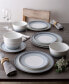 Colorscapes Layers Coupe Dinner Plate Set of 4, 11"