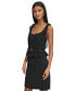 Women's Belted Chiffon Dress